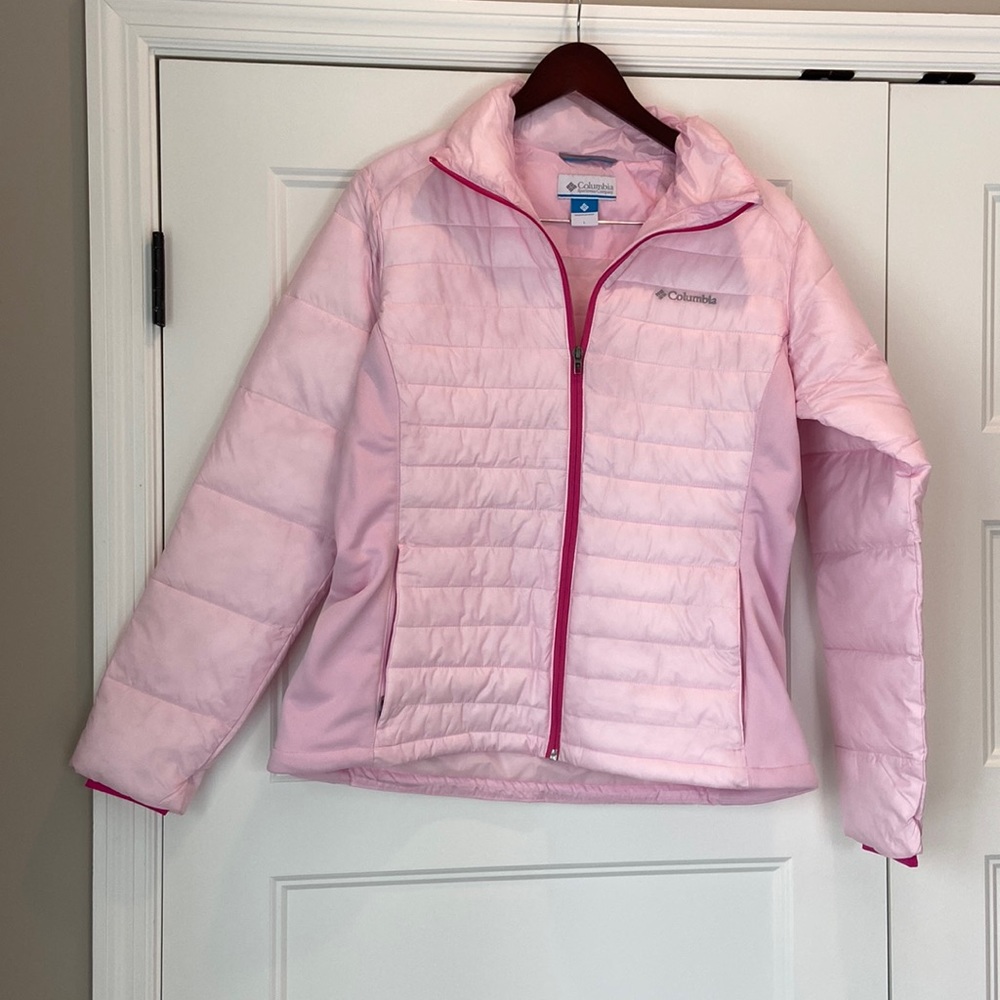 Women’s Columbia Light Pink Jacket Large